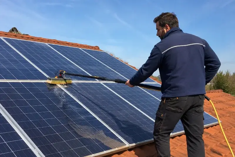Nettoyage et entretien de panneaux solaires à Brie